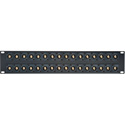 Photo of My Custom Shop 32XB/R 32-Port 32XB/R Recessed 75 Ohm BNC Feed-Through Patchbay - 2RU