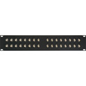 Photo of My Custom Shop 32XB-75 32-Port 75 Ohm BNC Feed-Through Patch Panel - 2RU