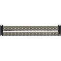Photo of My Custom Shop 32-Port 4K/8K 12G-SDI Feed-Through BNC Patch Panel with Rear Lacing Bar- 2RU