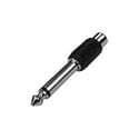 Photo of Calrad 35-517 Nickel RCA Female Jack to 1/4 Inch Plug