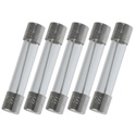 Photo of 3AG Type 0.5 Amp Fast-Blo Glass Fuse - 5-Pack