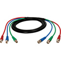 Photo of Laird 3B-3BF-15 Canare V3-4CFB 3-Channel BNC Male to BNC Female 3G-SDI Video Snake Cable - 15 Foot