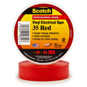 Photo of 3M Scotch 35 Color Coding Electrical Tape 1/2 Inch x 20 Feet Red