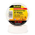 3M Scotch 35 Color Coding Electrical Tape 3/4 Inch x 66 Feet White