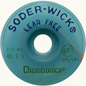 Lead-Free Solder-Wick Desoldering Braid - Size No.2 - 0.060In x 5 Feet