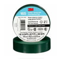 3M Temflex Vinyl Electrical Tape 165  - Green - 3/4in x 60ft Case of 100