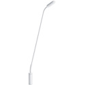 DPA 4098-DC-G-W01-045 CORE Supercardioid Microphone with Bottom Gooseneck - White - 18 Inch - XLR Connector