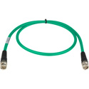Photo of Laird RG6 12G-SDI/4K UHD Single Link BNC Cable - 3 Foot Military Green