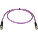 Photo of Laird RG6 4694R-B-B-VT-006 12G-SDI/4K UHD Single Link BNC Cable - 6 Foot Violet