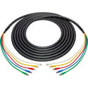 Photo of Laird RG6 12G-SDI/4K UHD 5 Channel BNC Male to BNC Male Snake - Black - 25 Foot