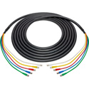 Photo of Laird 4694RX5-BB RG6 12G-SDI/4K UHD 5 Channel BNC Male to BNC Male Snake - Black - 75 Foot