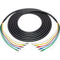 Photo of Laird 4694RX5-BBF RG6 12G-SDI/4K UHD 5 Channel BNC Male to BNC Female Snake - Black - 100 Foot