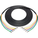 Photo of Laird 4694RX5-BFMB RG6 12G-SDI/4K UHD 5 Channel BNC Female to HDBNC Male Snake - Black - 15 Foot