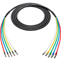 Photo of Laird RG6 12G-SDI/4K UHD 5 Channel BNC Female to HDBNC Male Snake - Black - 200 Foot