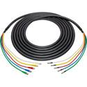 Photo of Laird 4694RX5-BMB RG6 12G-SDI/4K UHD 5 Channel BNC Male to HDBNC Male Snake - Black - 100 Foot