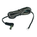 Photo of 6ft DC Coaxial Plug Power Cord w/Right Angle 2.1mm x 5.5mm Plug to Stripped End