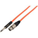 Sescom Patch Cable NP3TB Weco Type to XLR Female - 4 Foot Orange