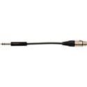 Photo of Sescom 482/XF-6IN Patch Cable NP3TB Weco Type to XLR Female - 6 Inch