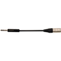 Photo of Sescom 482/XM Longframe Patch Cable NP3TB Weco Type to XLR Male - 1 Foot