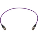 Photo of Laird 12G-SDI/4K Mini-RG59 Belden 4855R UHD Single Link BNC Cable - 3 Foot - Violet