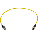 Photo of Laird 12G-SDI/4K Mini-RG59 Belden 4855R UHD Single Link BNC Cable - 3 Foot - Yellow