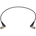 Photo of Laird 4855R-BA-BA-18IN Mini-RG59 12G-SDI/4K UHD Right Angle BNC to Right Angle BNC Single Link Cable - Black- 18 Inch