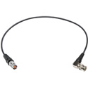Photo of Laird 4855R-BA-BF-003 12G-SDI/4K Mini-RG59 Belden 4855R UHD Female to Right Angle BNC Cable - Black - 3 Foot