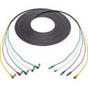 Photo of Laird 4855RX5-BBA 12G-SDI/4K 5-Channel Mini-RG59 Belden 4855RX5 BNC to Right Angle BNC Snake Cable - 15 Foot