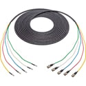 Laird 4855RX5-D-B-003 Belden 4855RX5 Male 12G DIN to Male 12G BNC 5-Channel Cable - 3 Foot