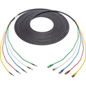 Photo of Laird 4855RX5-D-B 12G-SDI/4K 5-Channel Mini-RG59 Belden 4855RX5 DIN 1.0/2.3 Male to BNC Male Snake Cable - 25 Ft