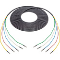 Photo of Laird 12G-SDI/4K 5-Channel Mini-RG59 Belden 4855RX5 UHD HD-BNC Snake Cable - Black - 6 Foot