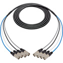Photo of Laird 4C6SNKEC-125 4-Channel Belden Cat6 Ethernet Cable with etherCON Connectors & 24 Inch Fanouts - 125 Foot