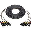 Photo of Sescom 4XLM-4XLF-100 Snake Cable 4-Channel XLR Male to XLR Female - 100 Foot