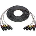 Photo of Sescom 4-Channel XLR Male to XLR Female Snake Cable - 15 Foot