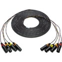 Photo of Sescom 4-Channel XLR Male to XLR Female Snake Cable - 25 Foot