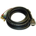 RGB Video Cable w/ HD15 Male to 3 RCA Males 20ft