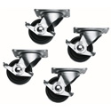 Photo of Middle Atlantic 5WL Commercial Grade Casters with 1300 lb Capacity
