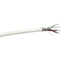 Gepco 6600HS Halar Plenum 22 AWG 2 Pair Stranded TC Audio/Control Cable White 1000 Foot Roll