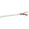 Photo of Gepco 6600HS Halar Plenum 22 AWG 2 Pair Stranded TC Audio/Control Cable White 1000 Foot Roll