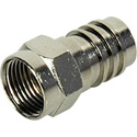 Photo of Steren 200-030 Professional F-59ALM F-Connector with Attached 1/2-Inch Crimp Ring