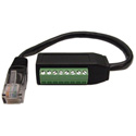 Photo of Calrad 72-172 RJ45 Male to 8 Position Side Terminal Block Adapter with 6-Inch Pigtail Cable