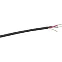 Gepco 72401EZ 2 Cond 24 Ga Twisted Pair Audio Cable - Black - Per Foot