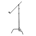 Photo of 40in C-Plus Stand w/Turtle Base Includes Grip Head and Arm - Black