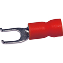 Photo of NTE 76-IFST22-06L Pvc Insulated Flange Spade Terminal 22-18Awg #6 Stud Tin Plated Copper 50/Pkg