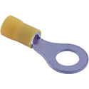 NTE 76-IRT12-516L  Pvc Insulated Ring Terminal 12-10Awg #5/16 Stud Tin Plated Copper 50/Pkg