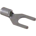 NTE 76-ST22-06L Non Insulated Spade Terminal 22-18Awg #6 Stud Tin Plated Copper Brazed Seam 50/Pkg