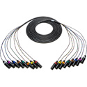 Sescom 8XLM-8XLF-10 Snake Cable 8-Channel XLR Male to XLR Female - 10 Foot