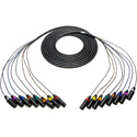 Photo of Sescom 8XLM-8XLF-125 Snake Cable 8-Channel XLR Male to XLR Female - 125 Foot