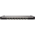 Photo of My Custom Shop 8-Port XLR Female Patch Panel with NEUTRIK NC3FD-L-1 and Rear Lacing Bar - 1RU