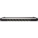 My Custom Shop 8-Port RJ45 CAT5e Feed-Through Panel with NEUTRIK NE8FDP and Rear Lacing Bar- 1RU